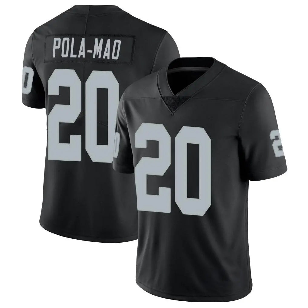 Parkc LV.Raiders #20 Isaiah Pola-Mao Player Black Limited Vapor Untouchable Home Game Stitched Jerseys