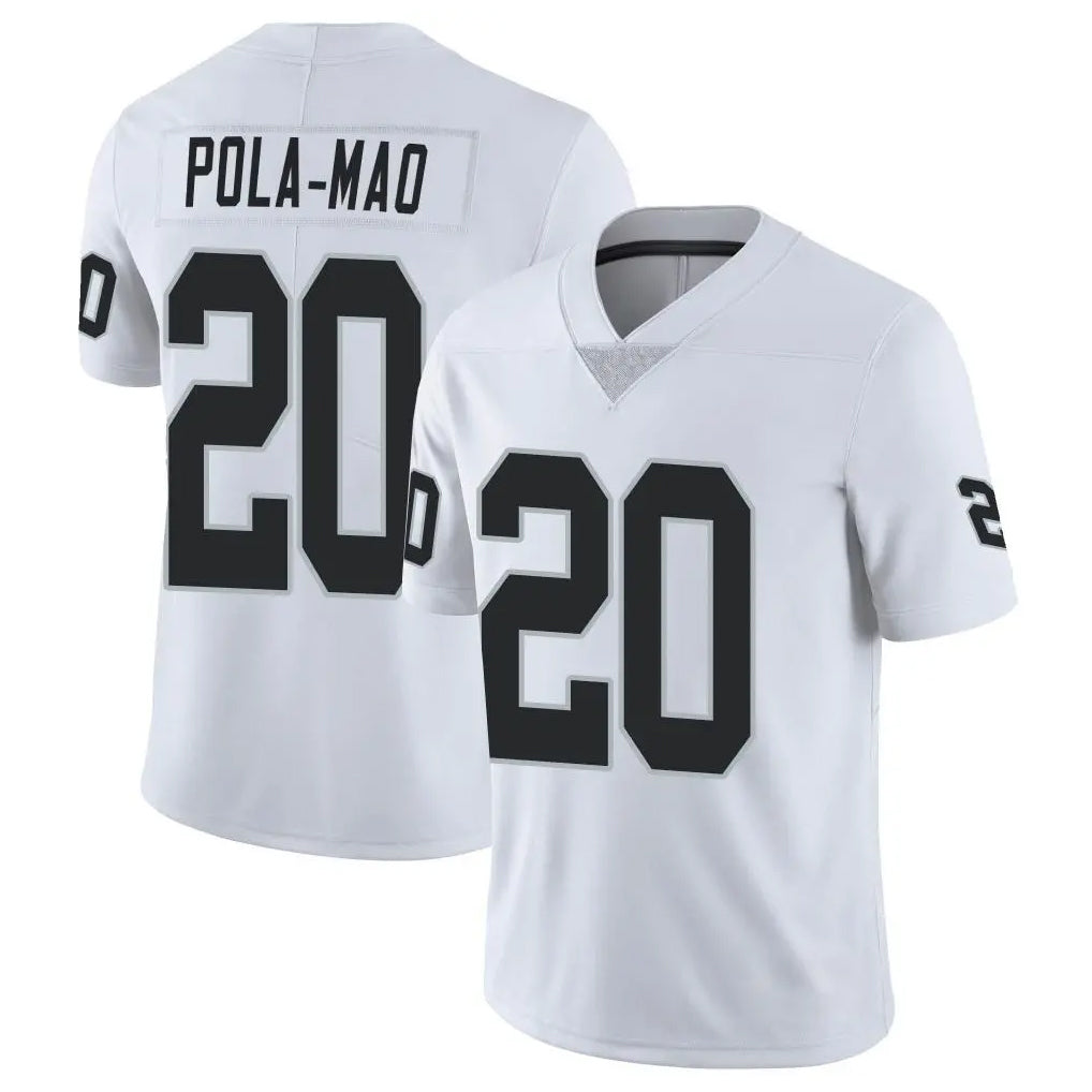 Parkc LV.Raiders #20 Isaiah Pola-Mao Player White Limited Vapor Untouchable Home Game Stitched Jerseys