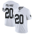 Parkc LV.Raiders #20 Isaiah Pola-Mao Player White Limited Vapor Untouchable Home Game Stitched Jerseys