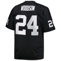Parkc LV.Raiders #24 Charles Woodson Mitchell & Ness Black Big & Tall 1998 Retired Player Replica Jersey