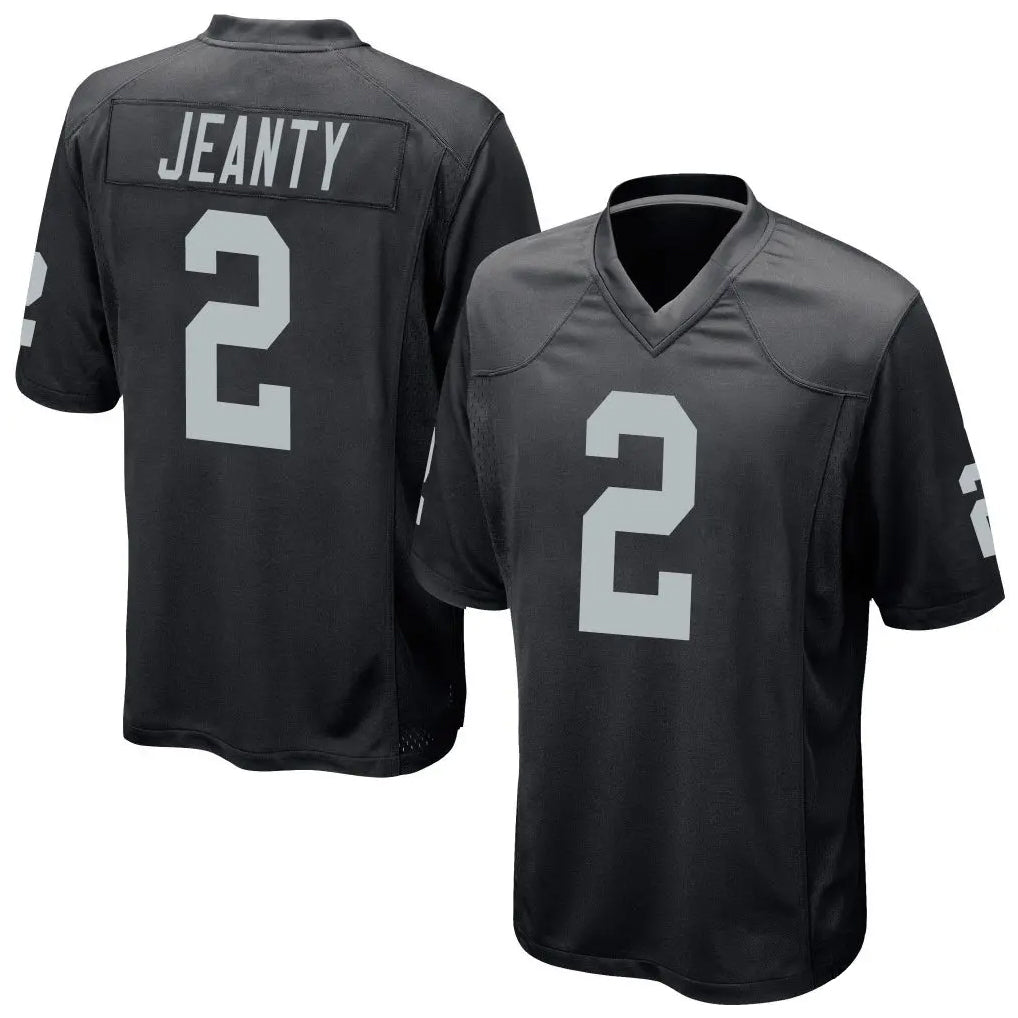 Parkc LV.Raiders #2 Ashton Jeanty Player Black Home Game Stitched Jerseys