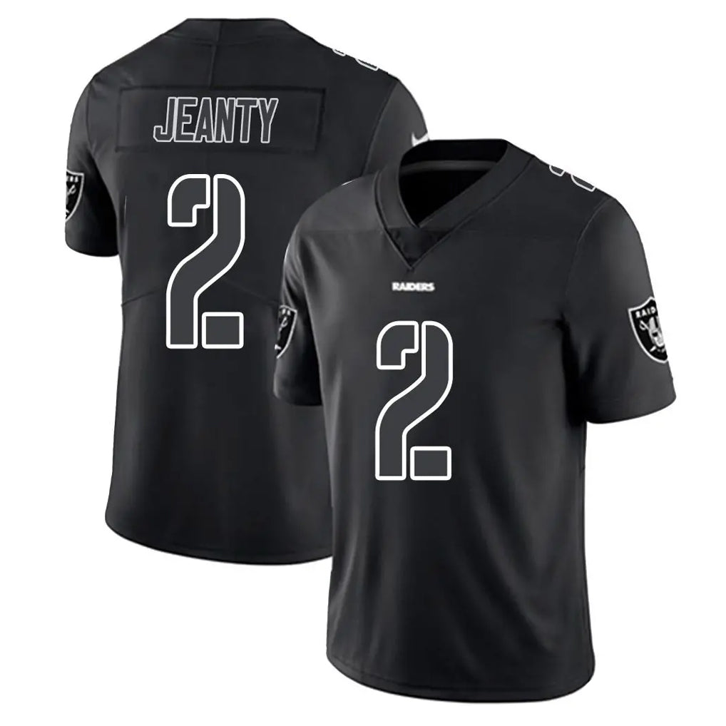 Parkc LV.Raiders #2 Ashton Jeanty Player Black Limited Black Impact Home Game Stitched Jerseys