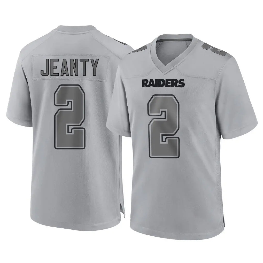Parkc LV.Raiders #2 Ashton Jeanty Player Gray Atmosphere Fashion Limited Game Stitched Jerseys