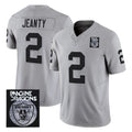 Parkc LV.Raiders #2 Ashton Jeanty Player Gray Vapor Limited Home Game Stitched Jerseys