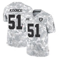 Parkc LV.Raiders #51 Malcolm Koonce Player Arctic Camo Salute To Service Limited Game Stitched Jerseys
