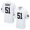 Parkc LV.Raiders #51 Malcolm Koonce Player White Home Game Stitched Jerseys