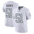 Parkc LV.Raiders #51 Malcolm Koonce Player White Limited Color Rush Home Game Stitched Jerseys