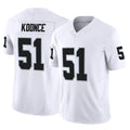 Parkc LV.Raiders #51 Malcolm Koonce Player White Limited Vapor F.U.S.E. Home Game Stitched Jerseys