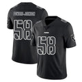 Parkc LV.Raiders #58 Jackson Powers-Johnson Player Black Limited Black Impact Home Game Stitched Jerseys
