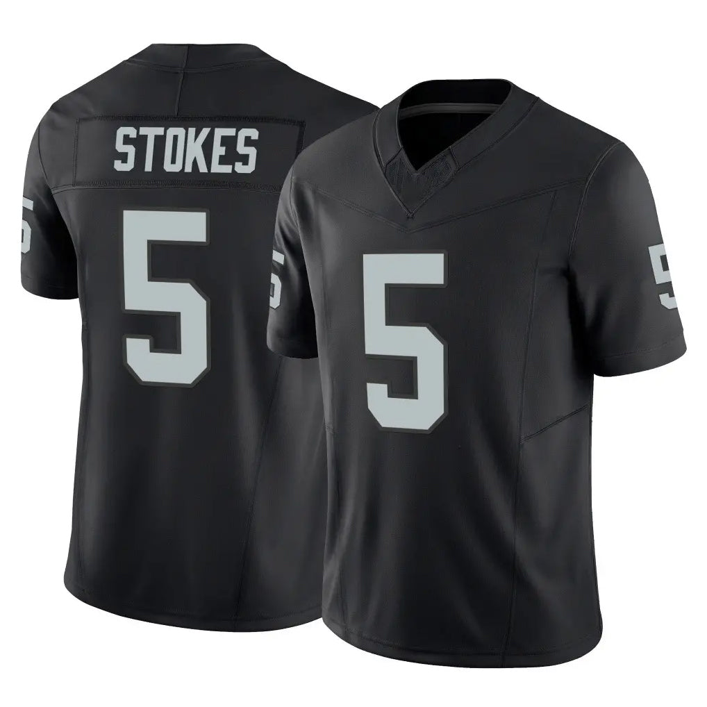 Parkc LV.Raiders #5 Eric Stokes Player Black Limited Vapor F.U.S.E. Home Game Stitched Jerseys
