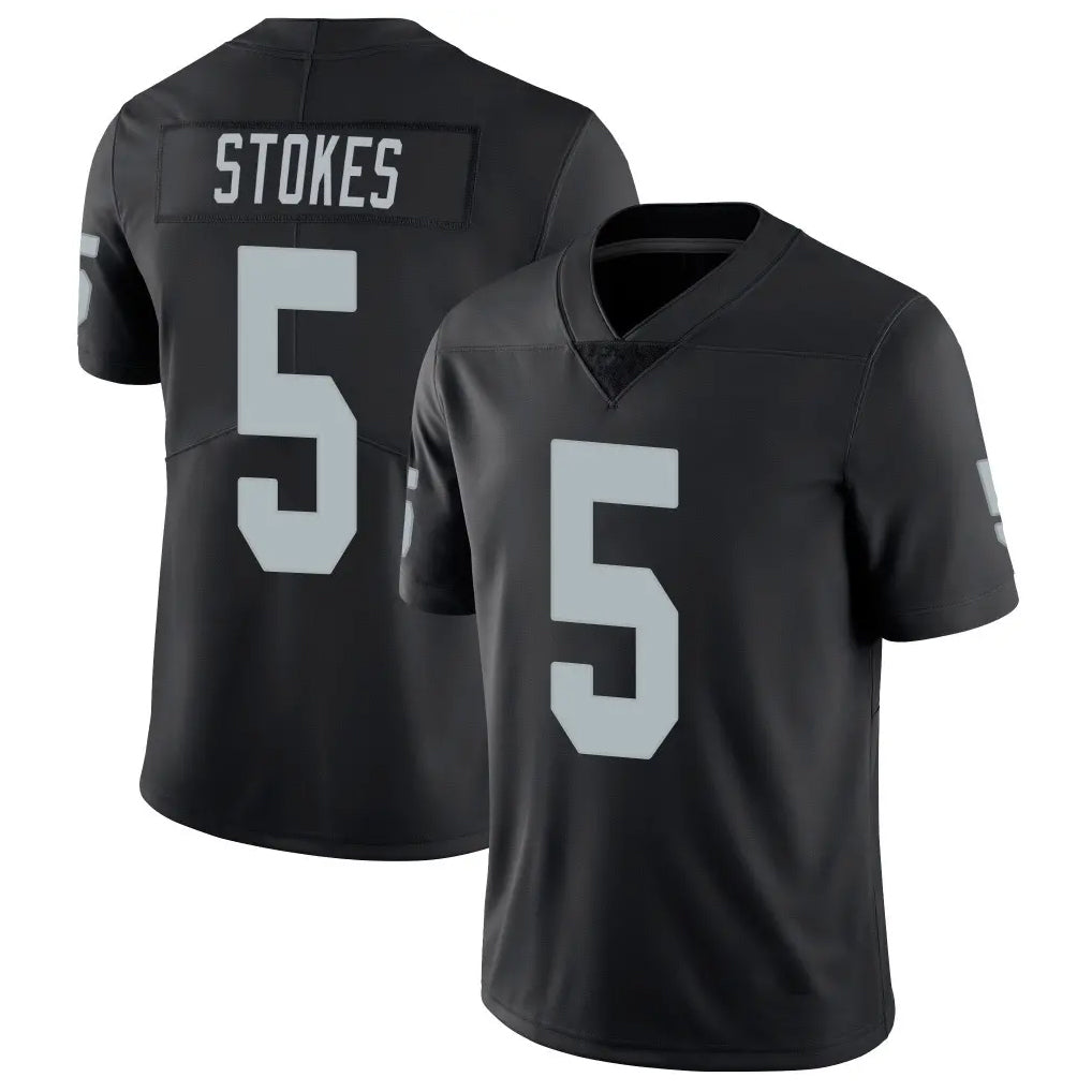 Parkc LV.Raiders #5 Eric Stokes Player Black Limited Vapor Untouchable Home Game Stitched Jerseys