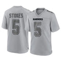Parkc LV.Raiders #5 Eric Stokes Player Gray Atmosphere Fashion Limited Game Stitched Jerseys