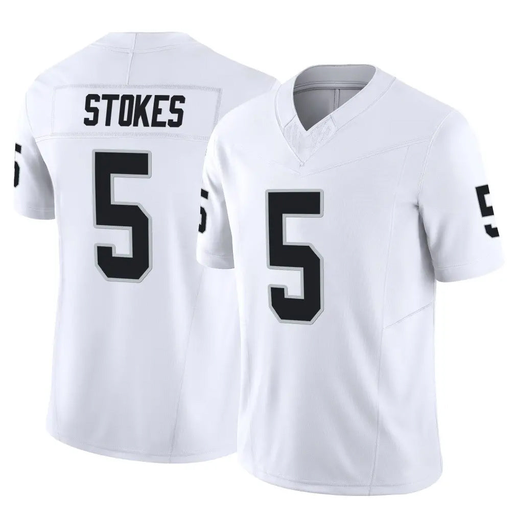 Parkc LV.Raiders #5 Eric Stokes Player White Limited Vapor F.U.S.E. Home Game Stitched Jerseys