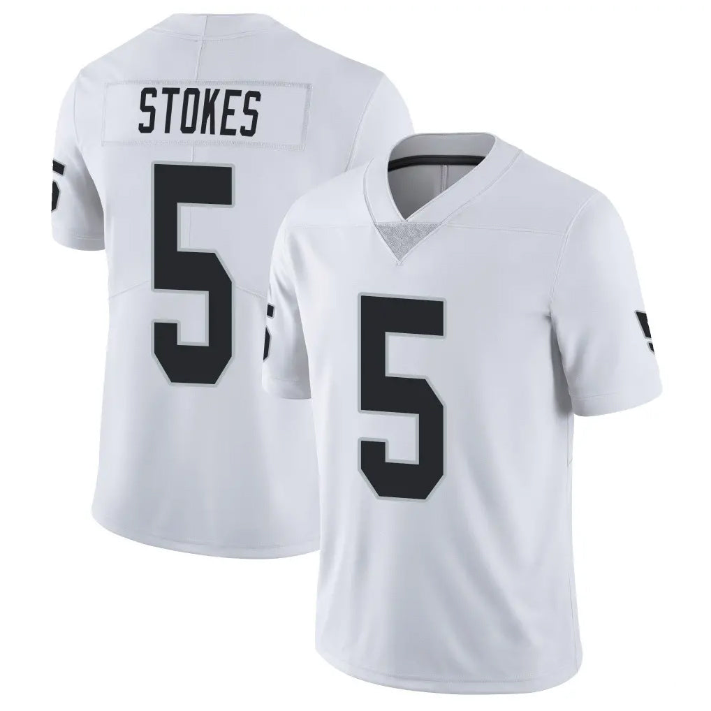 Parkc LV.Raiders #5 Eric Stokes Player White Limited Vapor Untouchable Home Game Stitched Jerseys