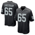 Parkc LV.Raiders #65 Tyler Linderbaum Player Black Home Game Stitched Jerseys