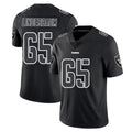 Parkc LV.Raiders #65 Tyler Linderbaum Player Black Limited Black Impact Home Game Stitched Jerseys