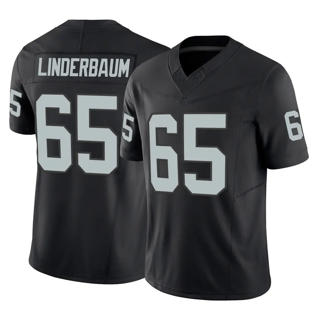 Parkc LV.Raiders #65 Tyler Linderbaum Player Black Limited Vapor F.U.S.E. Home Game Stitched Jerseys