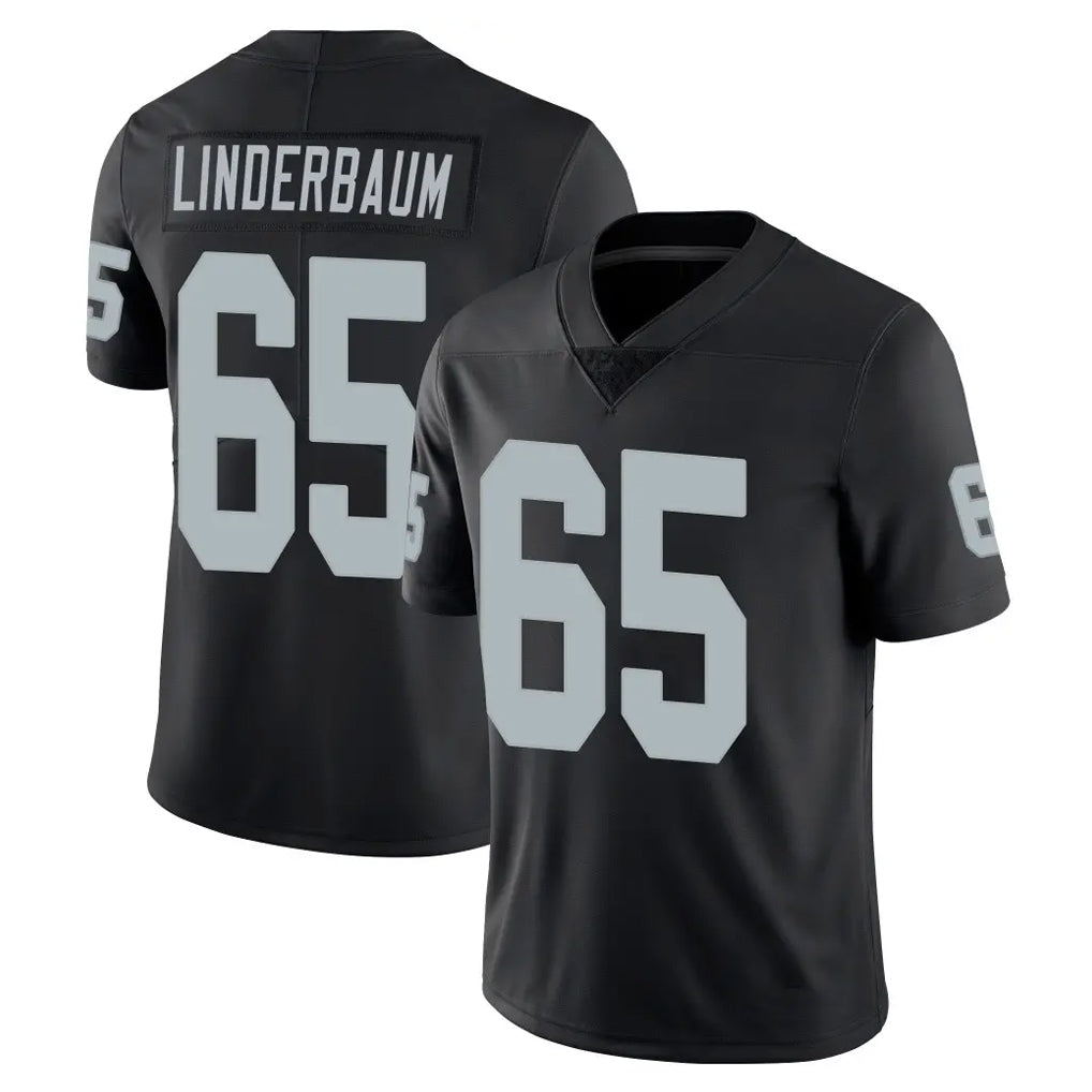 Parkc LV.Raiders #65 Tyler Linderbaum Player Black Limited Vapor Untouchable Home Game Stitched Jerseys