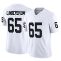 Parkc LV.Raiders #65 Tyler Linderbaum Player White Limited Vapor F.U.S.E. Home Game Stitched Jerseys