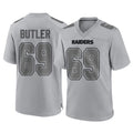Parkc LV.Raiders #69 Adam Butler Player Gray Atmosphere Fashion Limited Game Stitched Jerseys