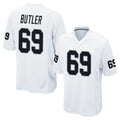 Parkc LV.Raiders #69 Adam Butler Player White Home Game Stitched Jerseys