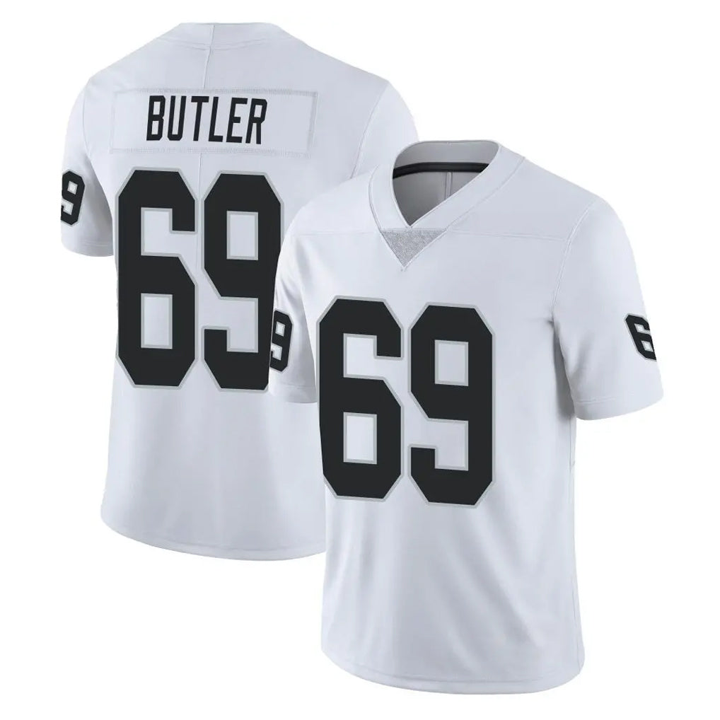Parkc LV.Raiders #69 Adam Butler Player White Limited Vapor Untouchable Home Game Stitched Jerseys