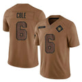 Parkc LV.Raiders #6 A.J. Cole Player Brown Salute To Service Limited Stitched Jerseys