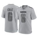Parkc LV.Raiders #6 A.J. Cole Player Gray Atmosphere Fashion Limited Game Stitched Jerseys