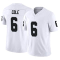 Parkc LV.Raiders #6 A.J. Cole Player White Limited Vapor F.U.S.E. Home Game Stitched Jerseys