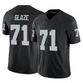 Parkc LV.Raiders #71 DJ Glaze Player Black Limited Vapor F.U.S.E. Home Game Stitched Jerseys