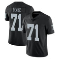Parkc LV.Raiders #71 DJ Glaze Player Black Limited Vapor Untouchable Home Game Stitched Jerseys