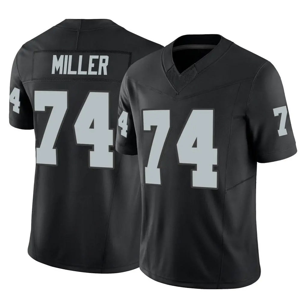 Parkc LV.Raiders #74 Kolton Miller Player Black Limited Vapor F.U.S.E. Home Game Stitched Jerseys