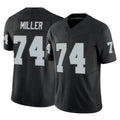 Parkc LV.Raiders #74 Kolton Miller Player Black Limited Vapor F.U.S.E. Home Game Stitched Jerseys
