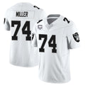 Parkc LV.Raiders #74 Kolton Miller Player White Vapor Limited Elite Home Game Stitched Jerseys