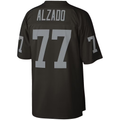 Parkc LV.Raiders #77 Lyle Alzado Mitchell & Ness Black Legacy Replica Stitched Puhic  Jersey