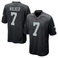 Parkc LV.Raiders #7 Quay Walker Player Black Home Game Stitched Jerseys