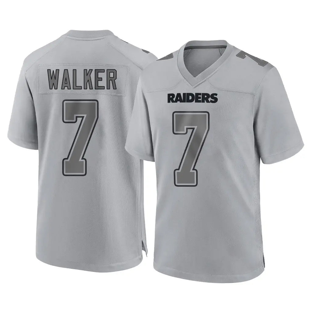 Parkc LV.Raiders #7 Quay Walker Player Gray Atmosphere Fashion Limited Game Stitched Jerseys