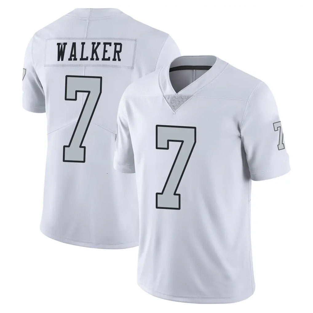 Parkc LV.Raiders #7 Quay Walker Player White Limited Color Rush Home Game Stitched Jerseys