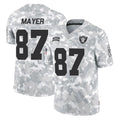 Parkc LV.Raiders #87 Michael Mayer Player Arctic Camo Salute To Service Limited Game Stitched Jerseys