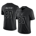 Parkc LV.Raiders #87 Michael Mayer Player Black Reflective Limited Game Stitched Jerseys