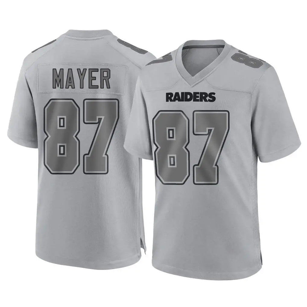 Parkc LV.Raiders #87 Michael Mayer Player Gray Atmosphere Fashion Limited Game Stitched Jerseys