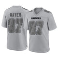 Parkc LV.Raiders #87 Michael Mayer Player Gray Atmosphere Fashion Limited Game Stitched Jerseys