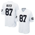 Parkc LV.Raiders #87 Michael Mayer Player White Home Game Stitched Jerseys
