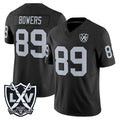 Parkc LV.Raiders #89 Brock Bowers Player Black 2026 Vapor Limited Home Game Stitched Jerseys