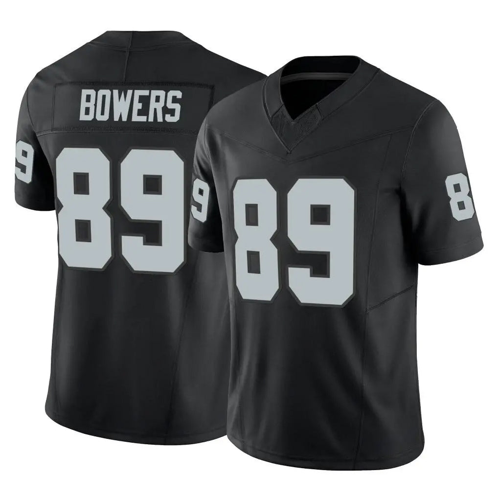 Parkc LV.Raiders #89 Brock Bowers Player Black Limited Vapor F.U.S.E. Home Game Stitched Jerseys