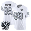 Parkc LV.Raiders #89 Brock Bowers Player White 2026 Vapor Limited Home Game Stitched Jerseys