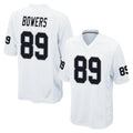Parkc LV.Raiders #89 Brock Bowers Player White Home Game Stitched Jerseys