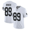 Parkc LV.Raiders #89 Brock Bowers Player White Limited Vapor Untouchable Home Game Stitched Jerseys