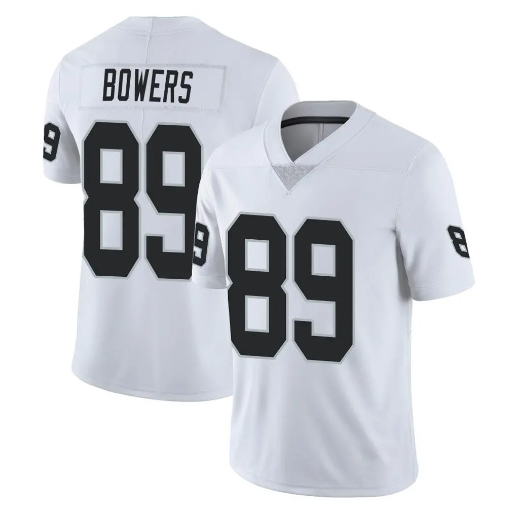 Parkc LV.Raiders #89 Brock Bowers Player White Limited Vapor Untouchable Home Game Stitched Jerseys