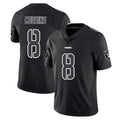 Parkc LV.Raiders #8 Kirk Cousins Player Black Limited Black Impact Home Game Stitched Jerseys